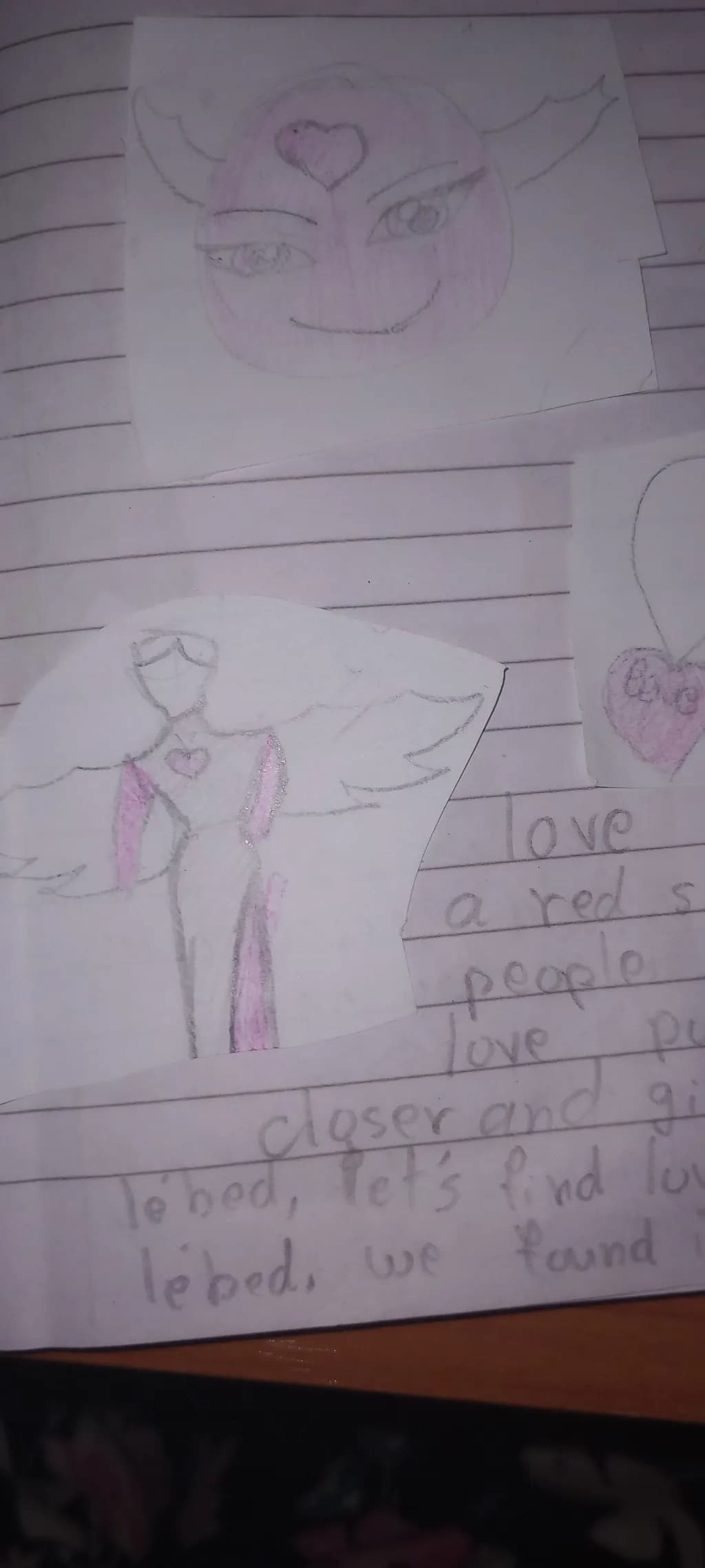 Heart Winged Figure