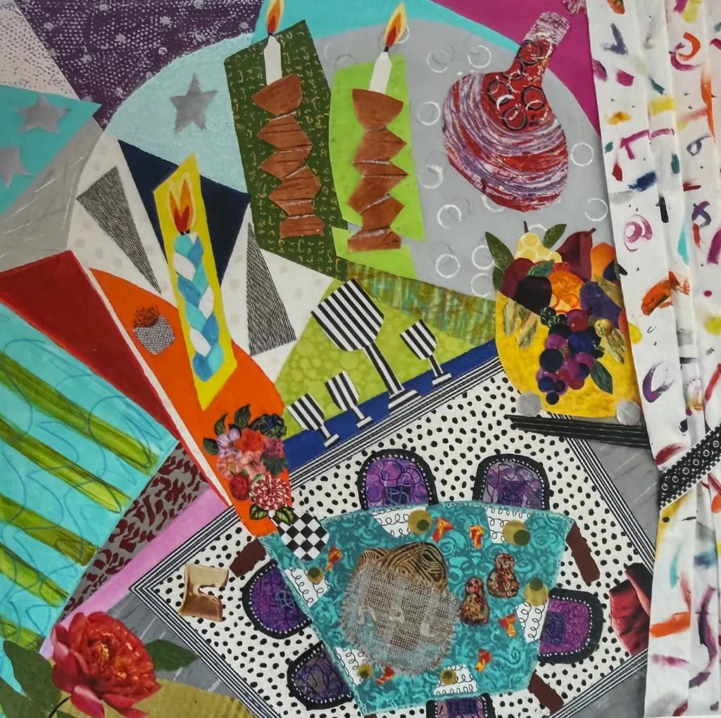 Dining Table Collage