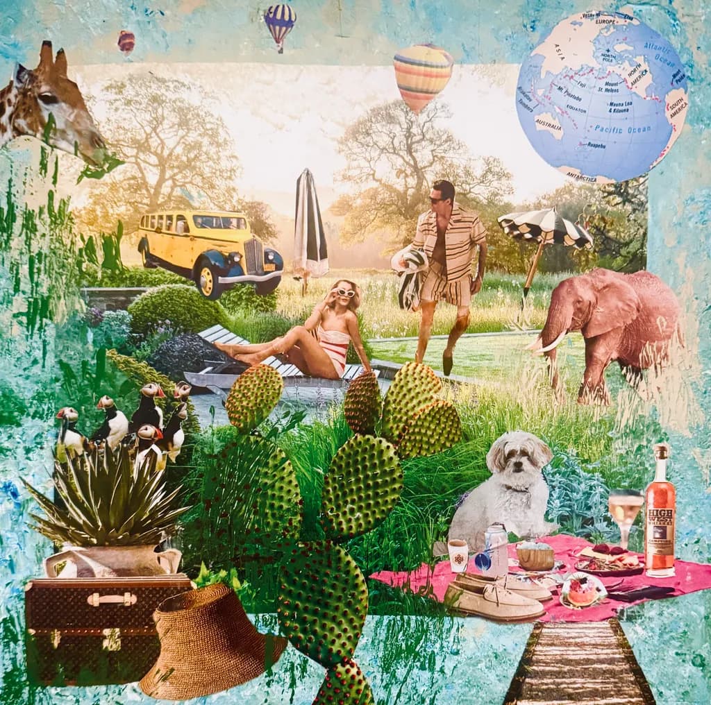 Nature Vacation Collage