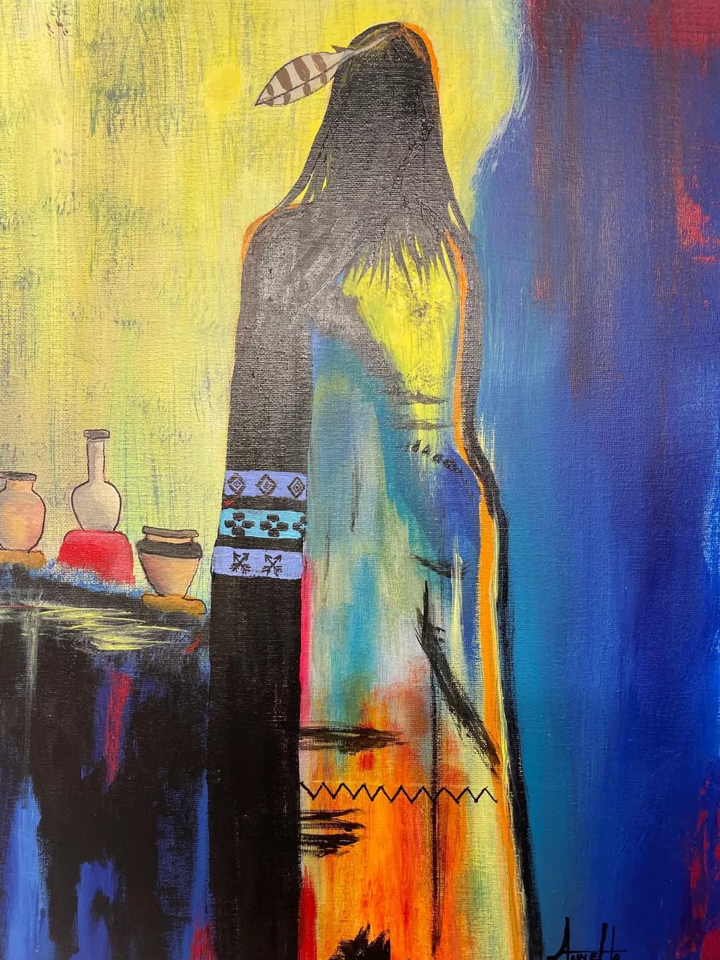 Feathered Figure