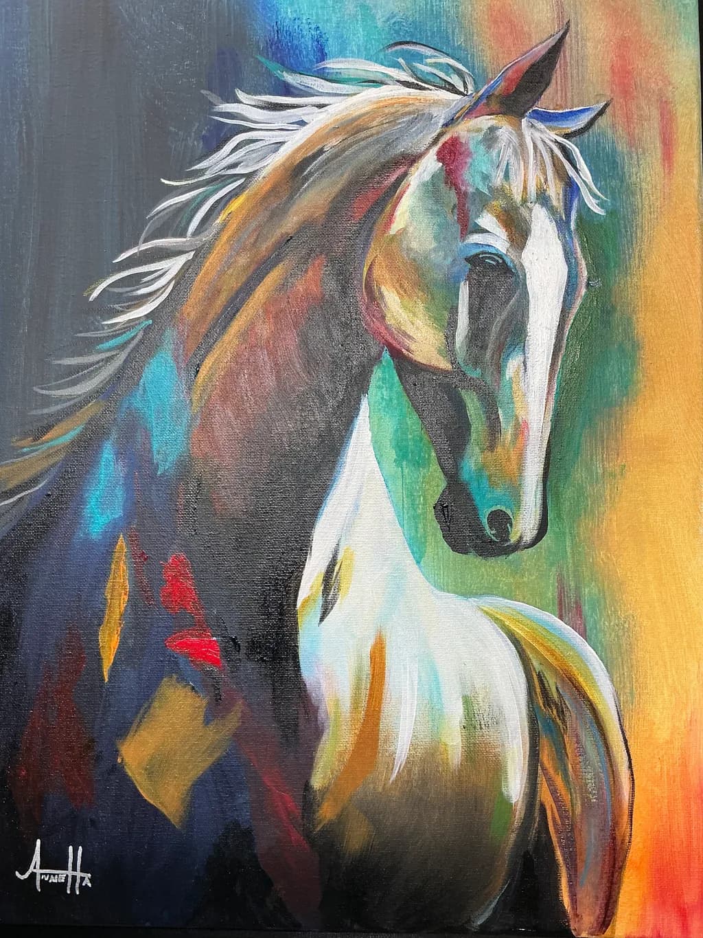 Colorful Horse Mane