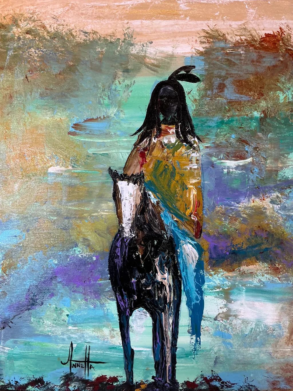 Horse Rider Silhouette