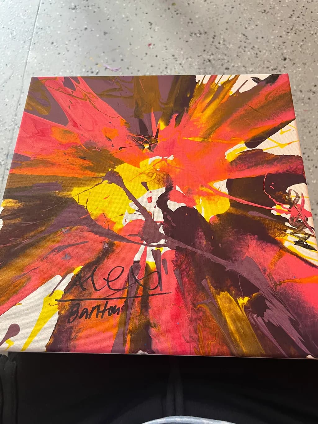 Color Burst Canvas
