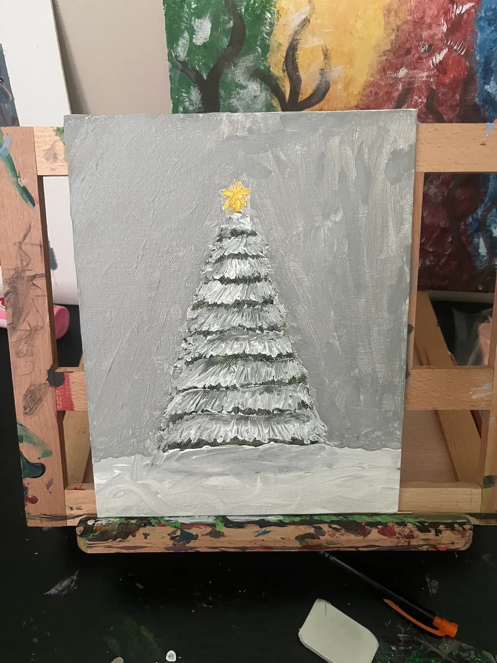 Snowy Christmas Tree