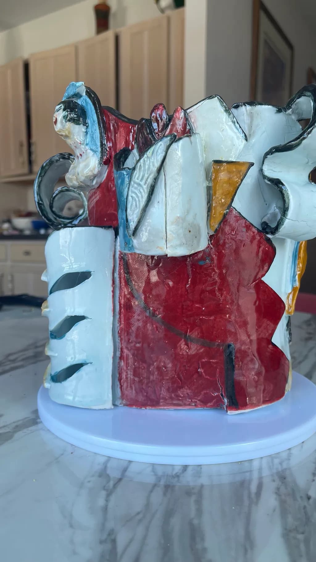 Abstract Ceramic Sculpture