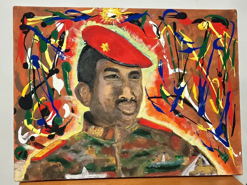 Portrait with Red Beret