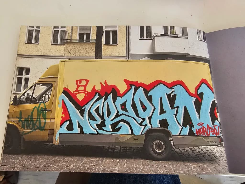 Yellow Van Graffiti