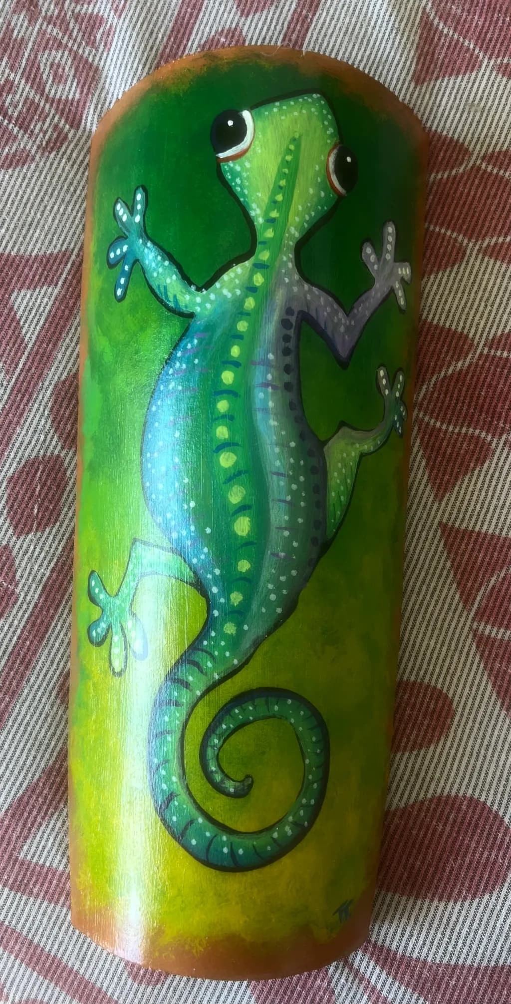 Colorful Gecko Illustration