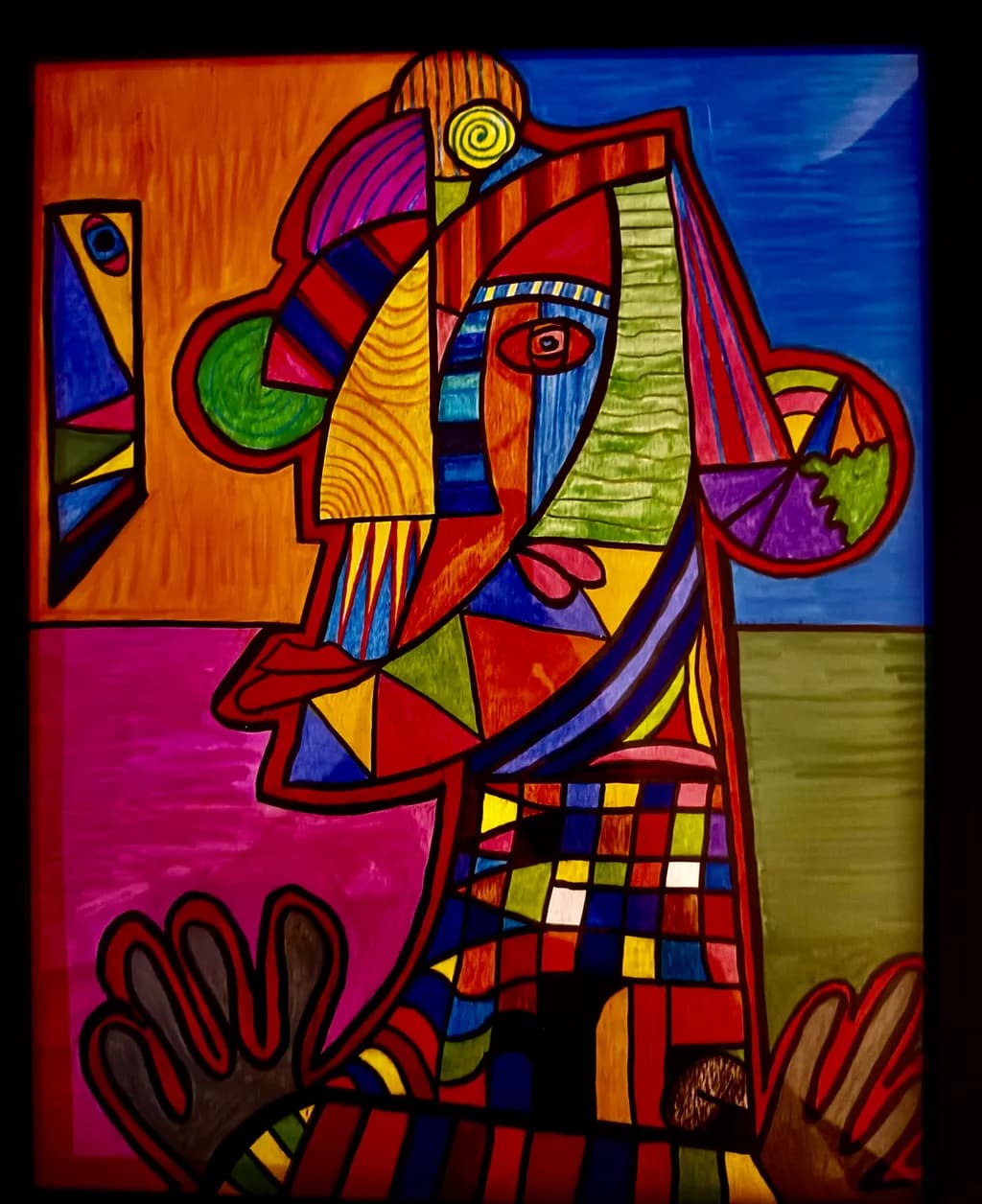 Abstract Portrait Geometry
