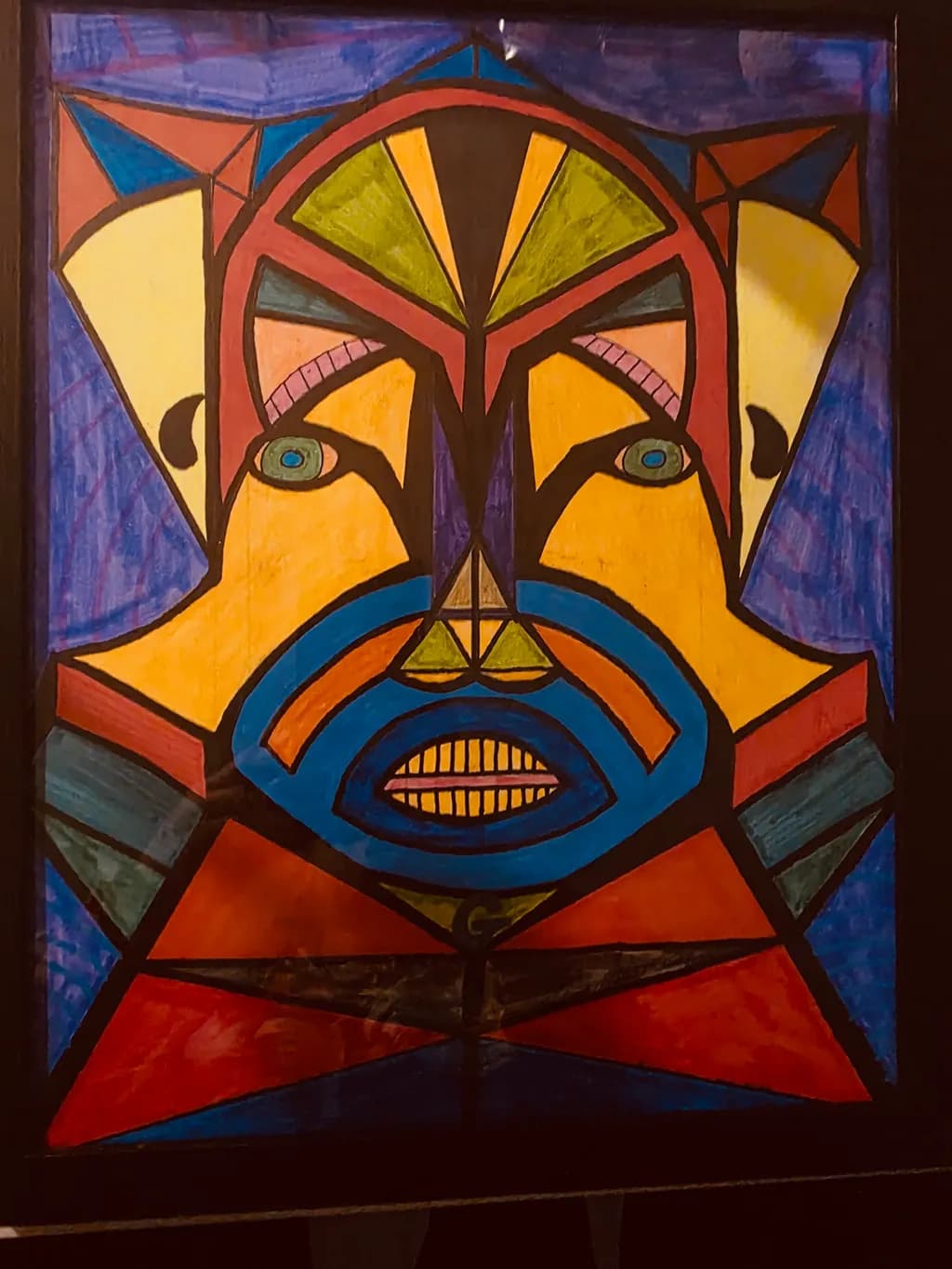 Abstract Geometric Face