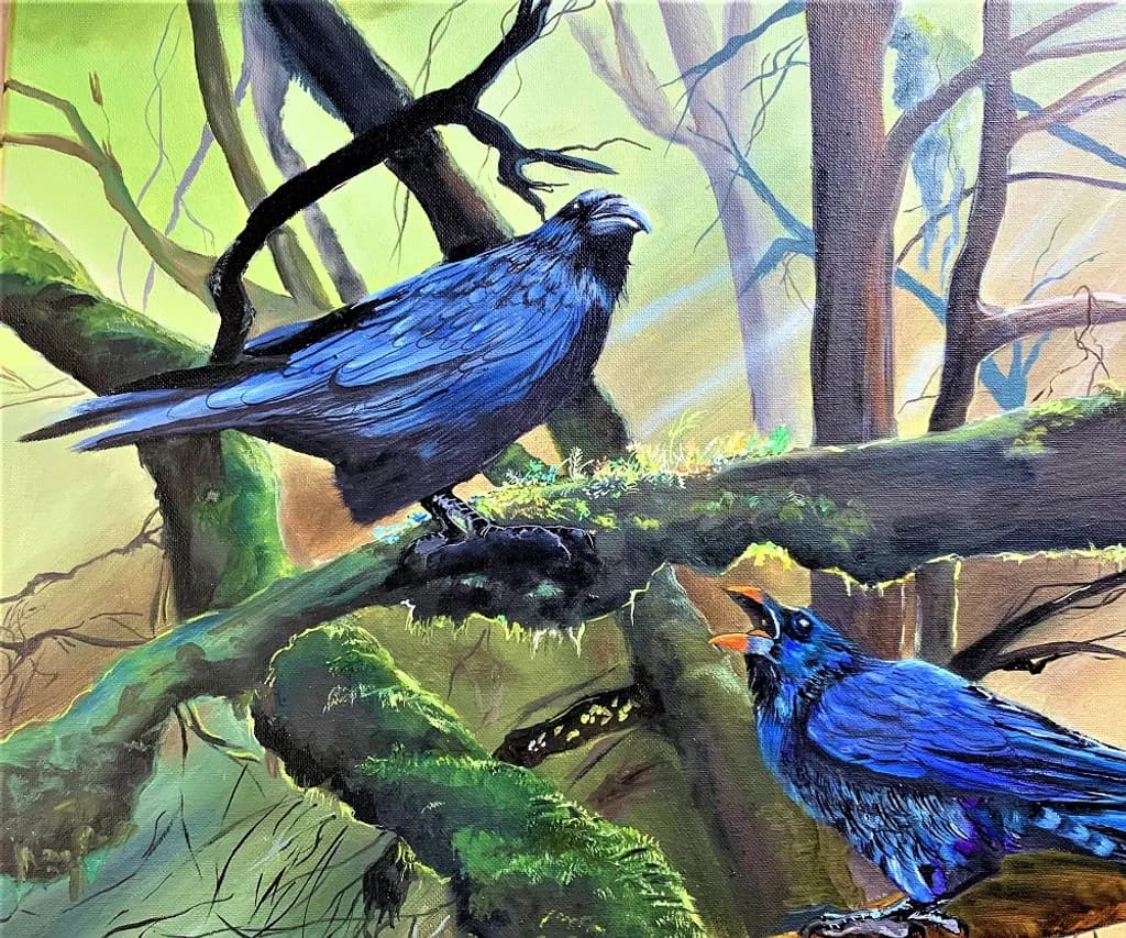 Ravens in the Forest