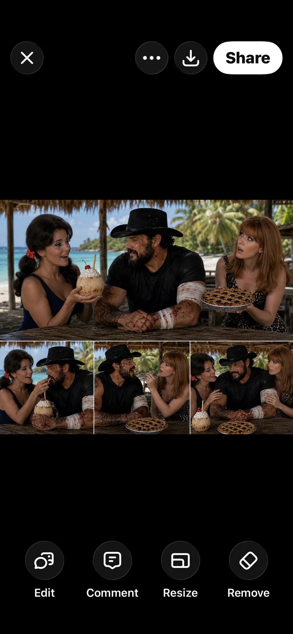Island Dessert Moment