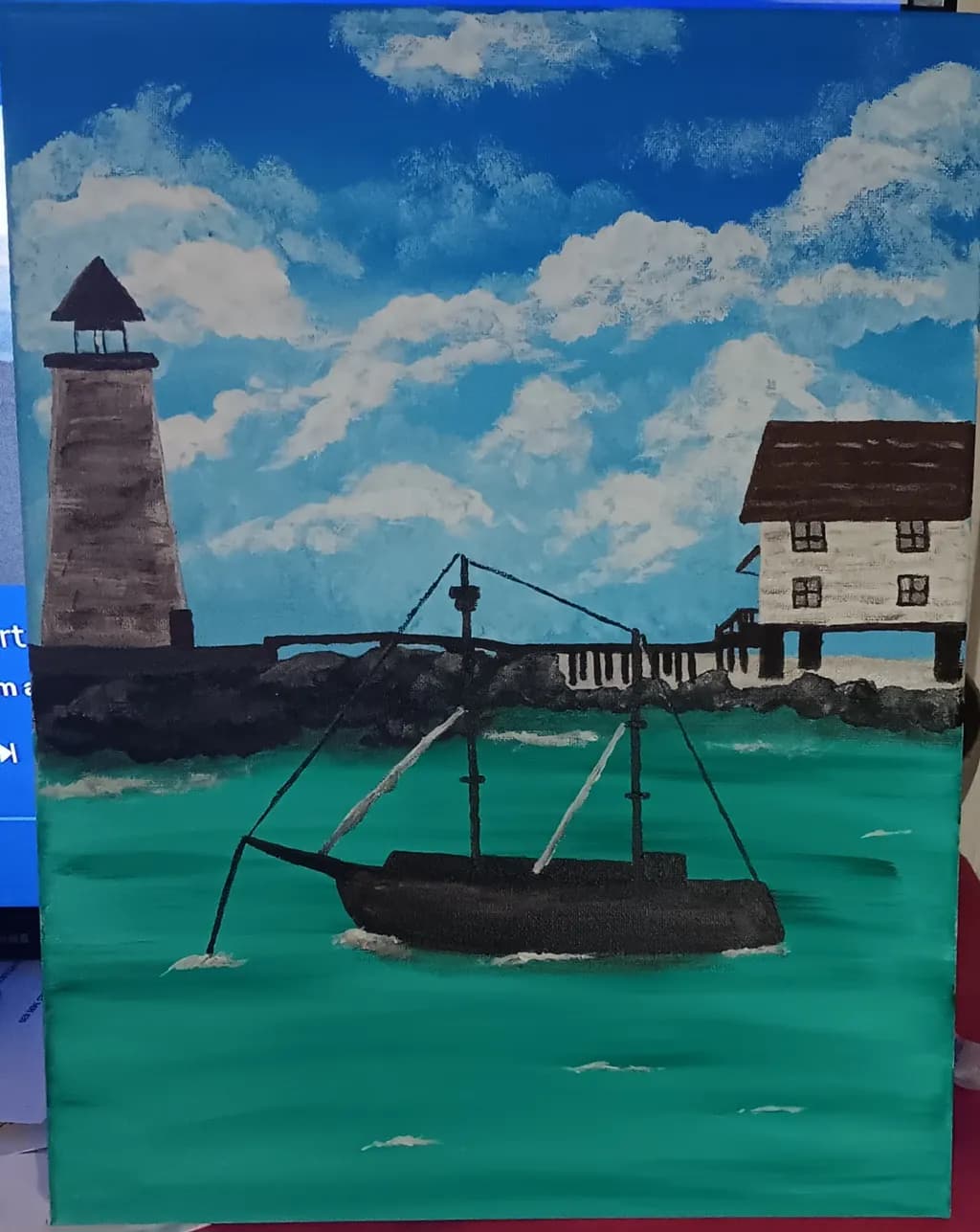 Inbound Harbor Scene