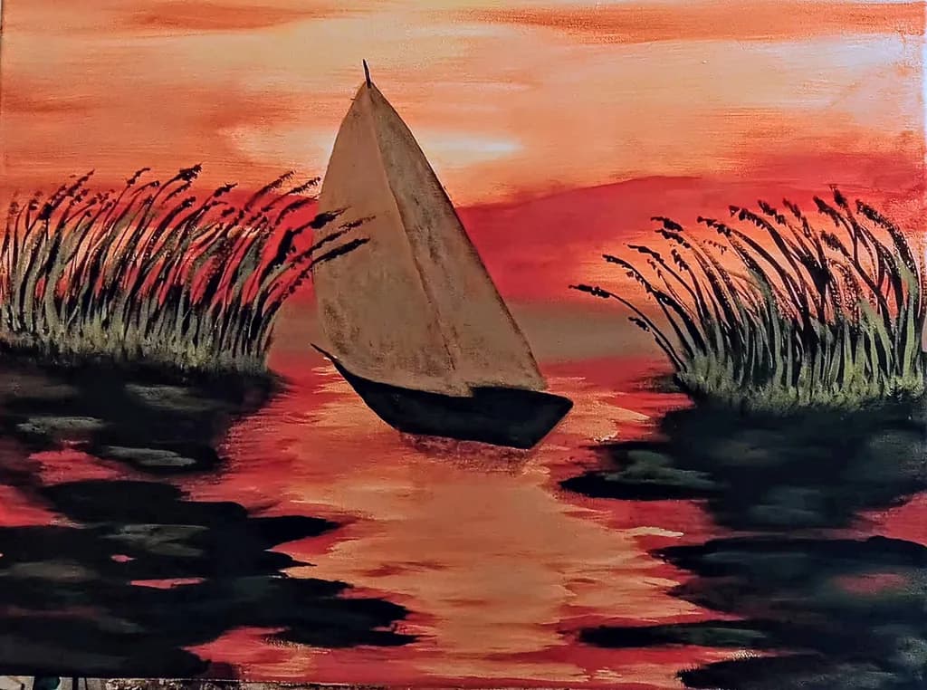 Sailboat at Sunset
