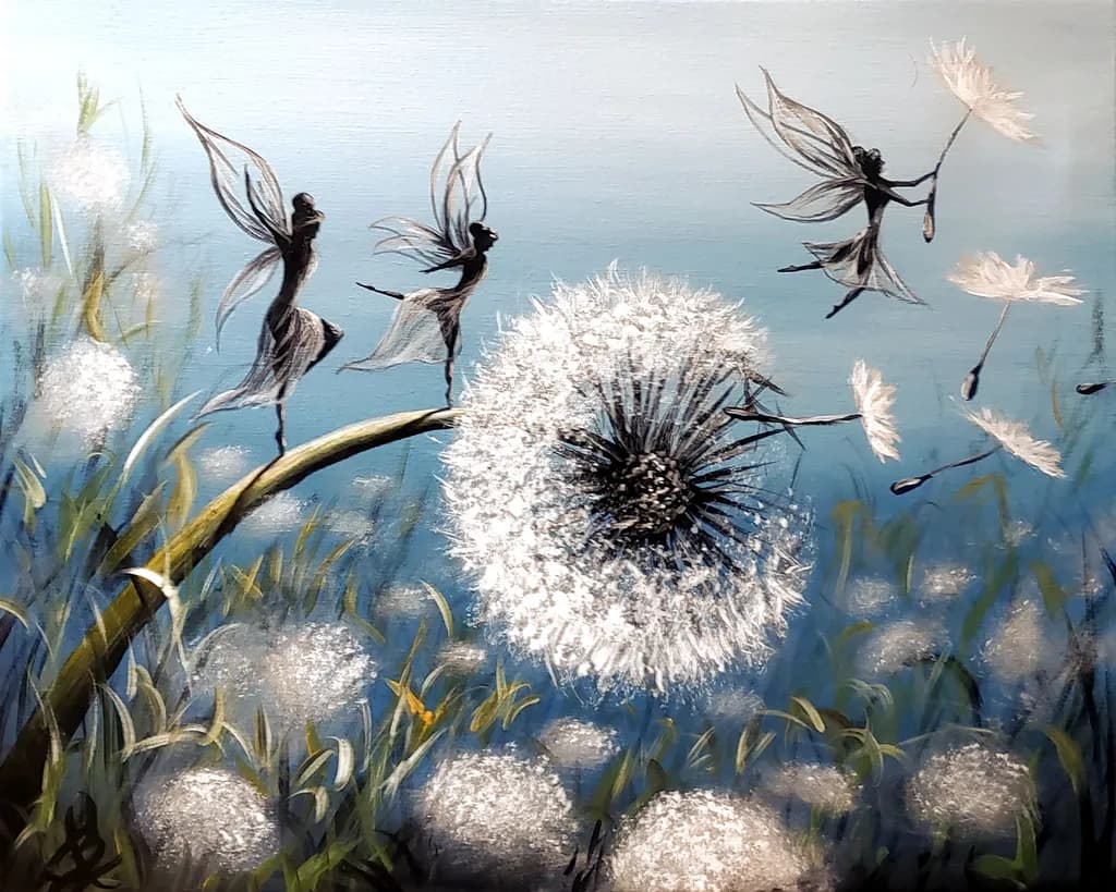 Dandelion Fairies Flight