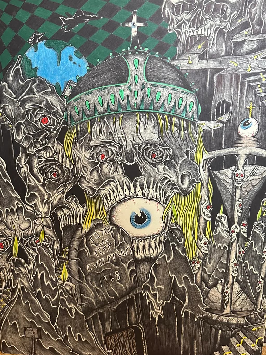 Skull King and Candles
