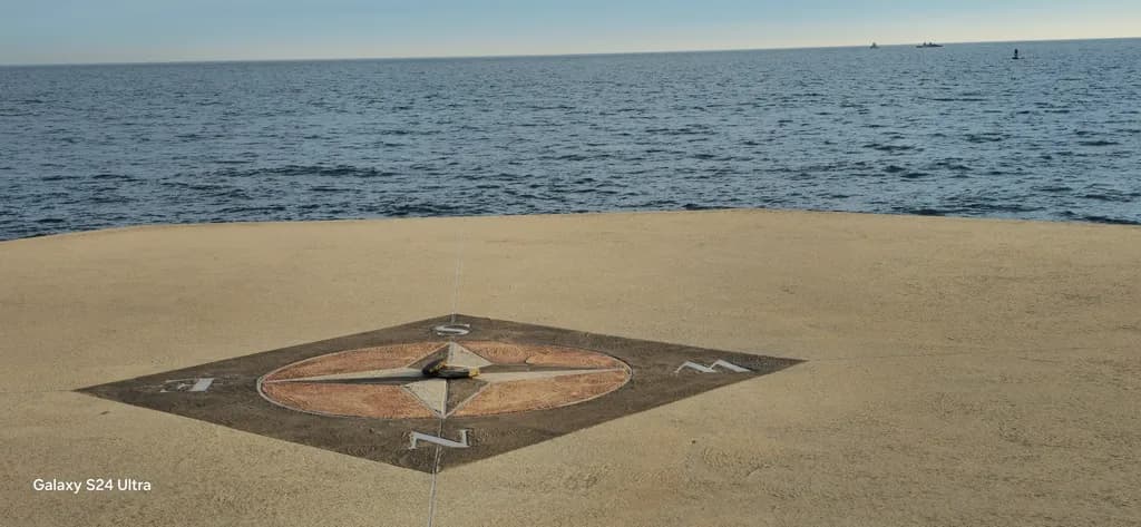 Coastal Compass Rose