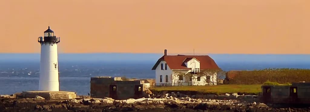 Lighthouse by the Coast