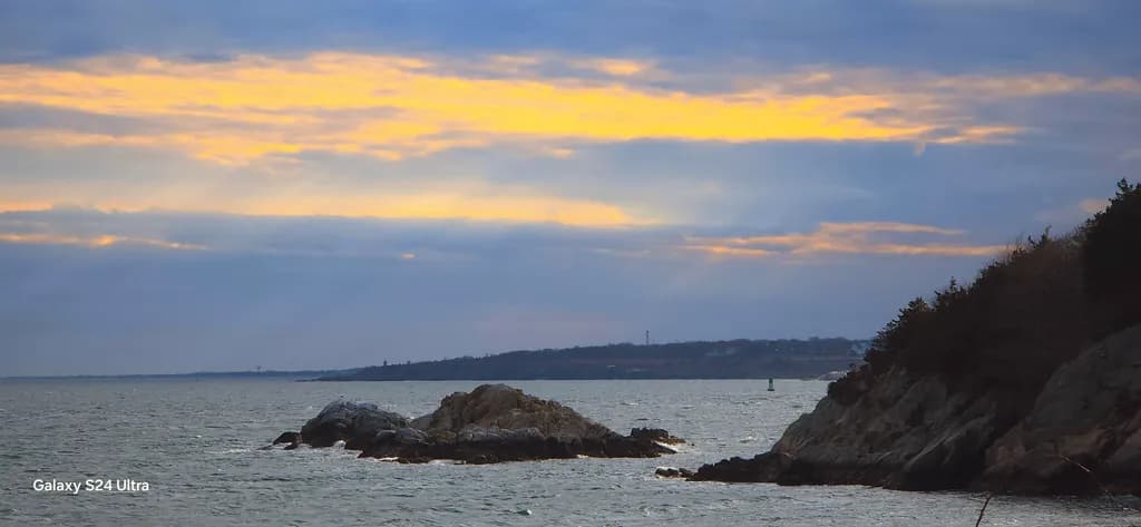 Rocky Coastline Sunset