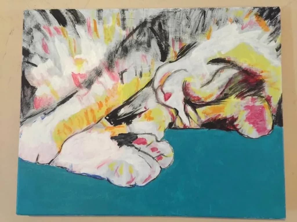 Resting Cat Paw