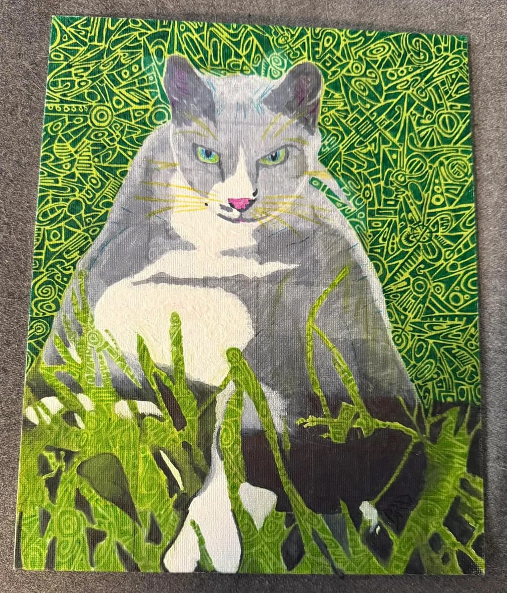Cat in Foliage