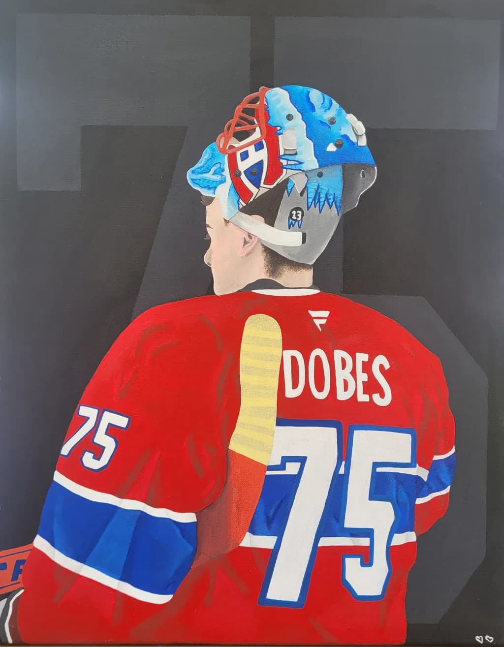 Hockey Goalie Portrait