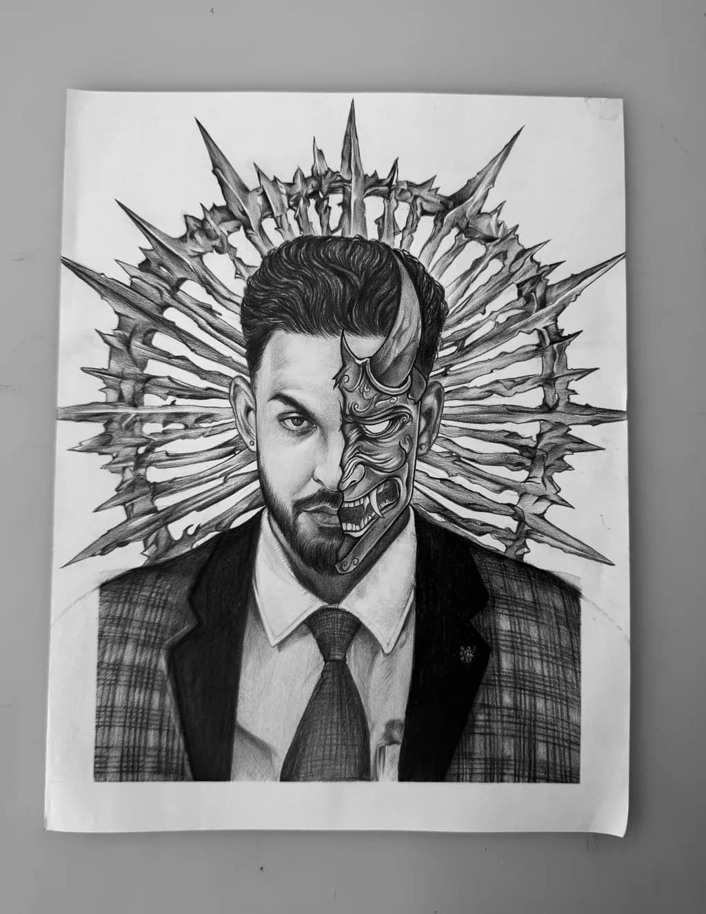 Demon Mask Portrait