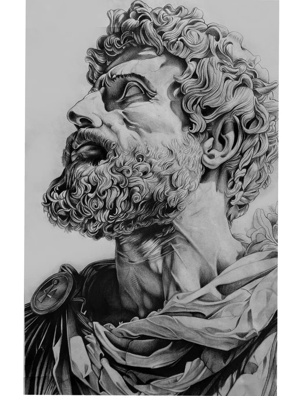 Bearded Statue Head