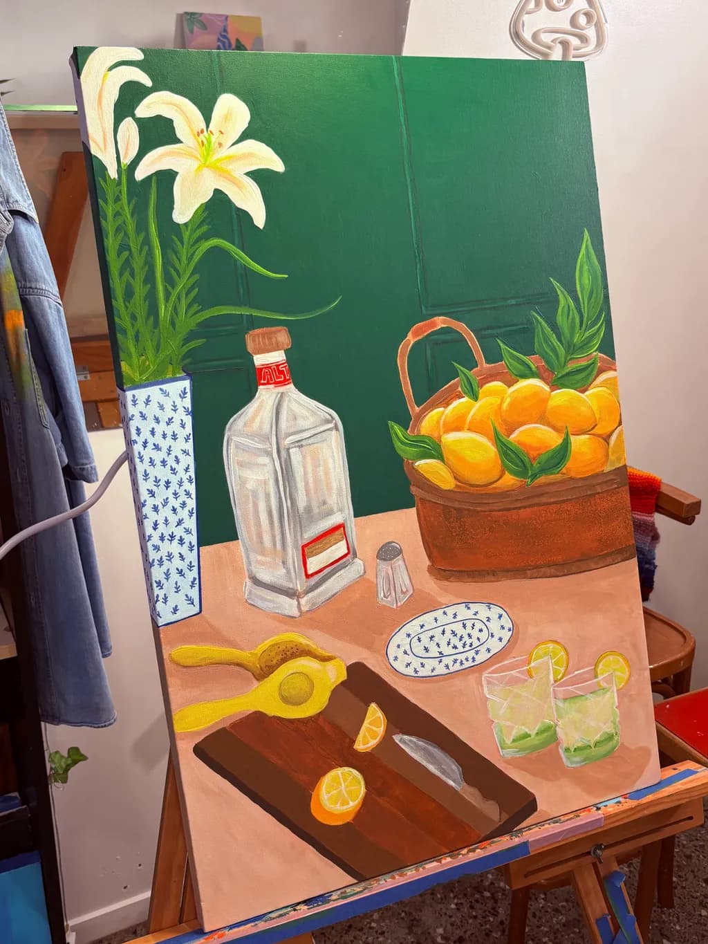 Lemon Basket Still Life