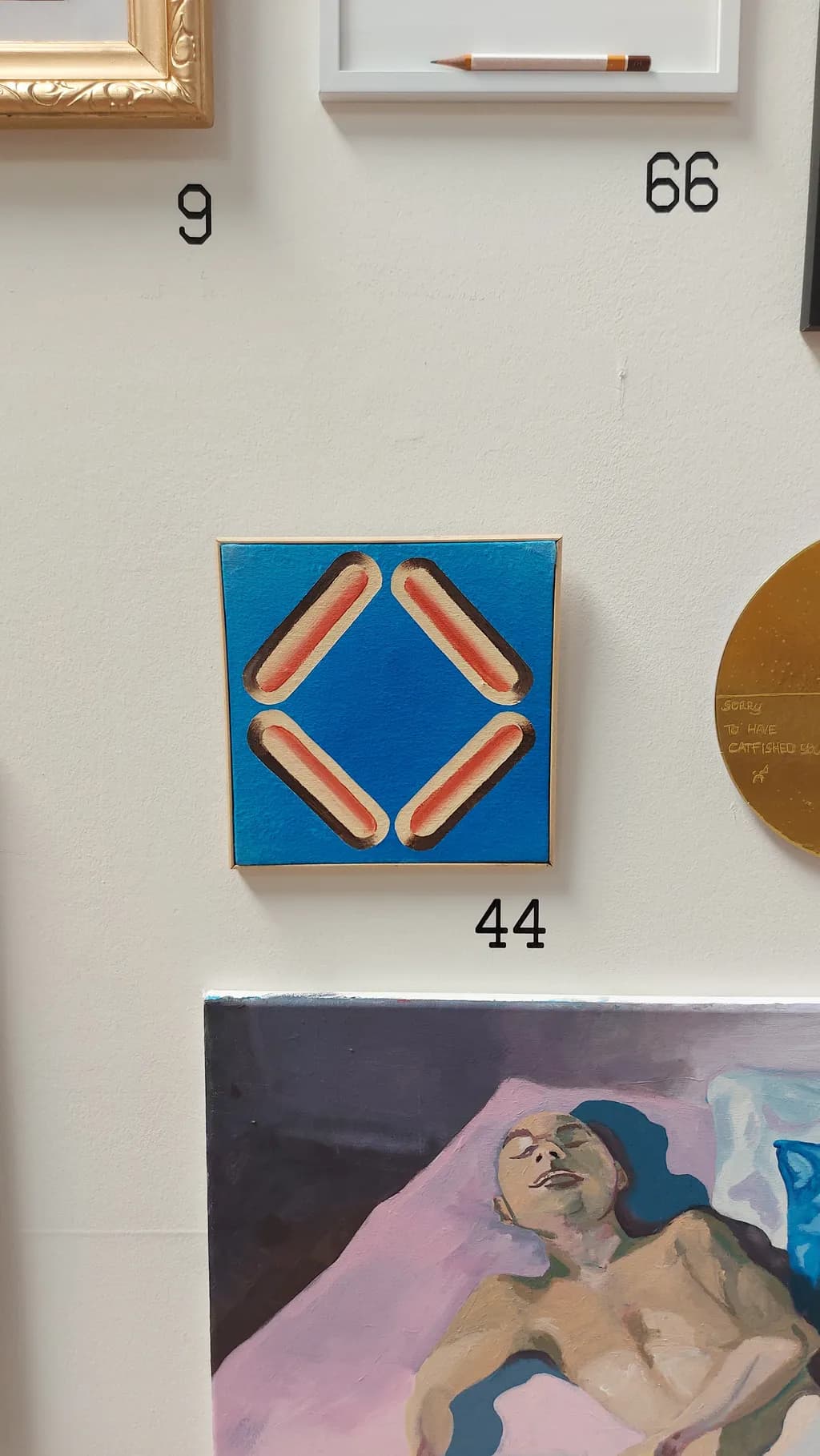 Blue Diamond Pattern