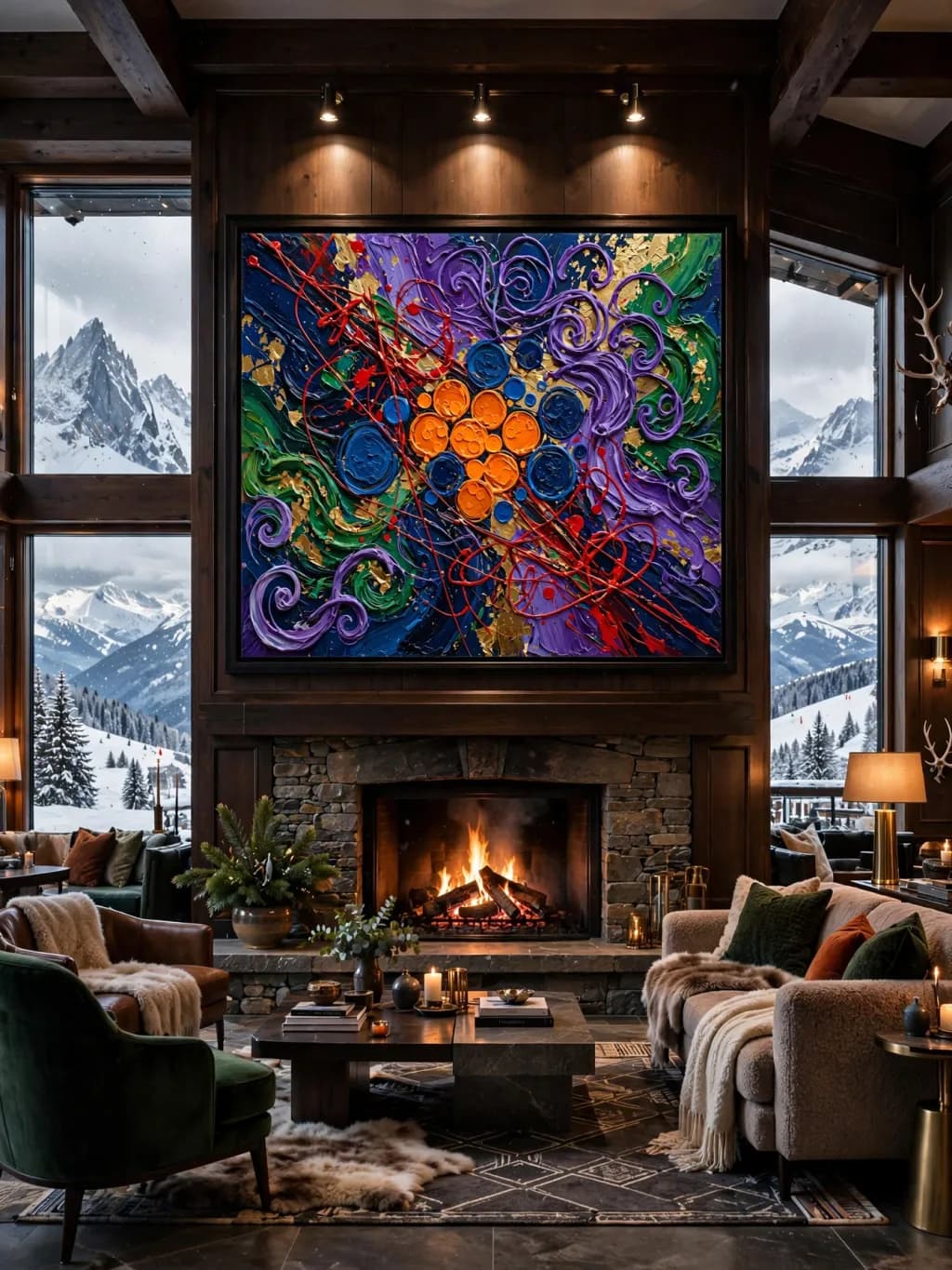 Abstract Color Burst