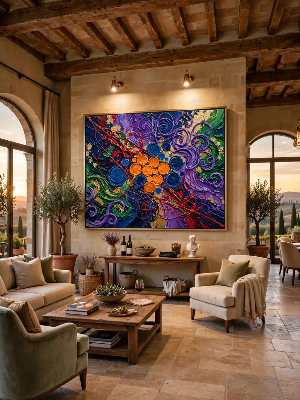 Abstract Color Swirls