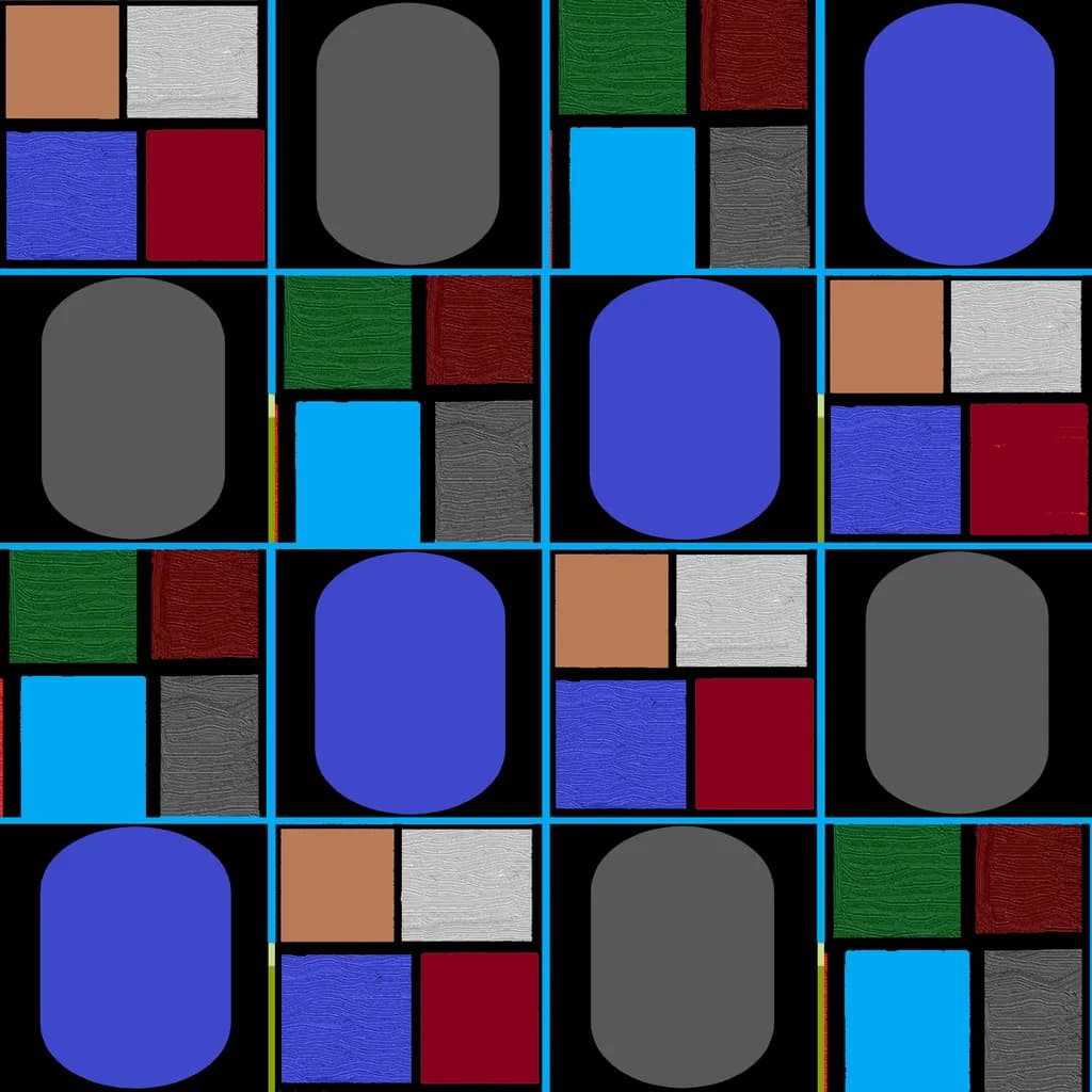 Quartile Rust Pattern