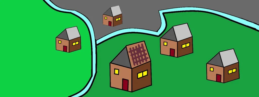 Scattered Huts