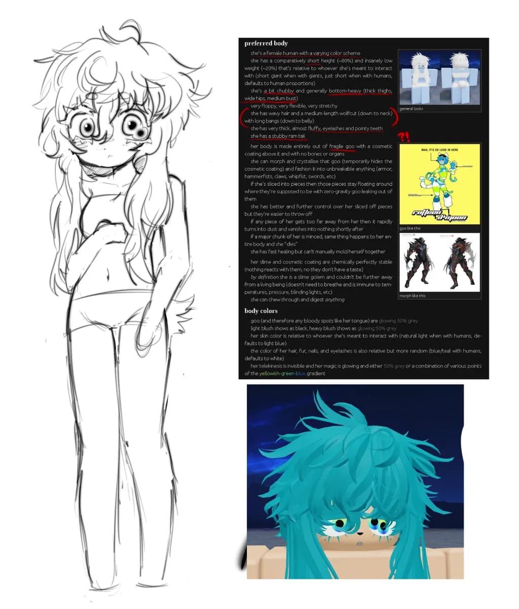 Chubby Wolfcut Girl