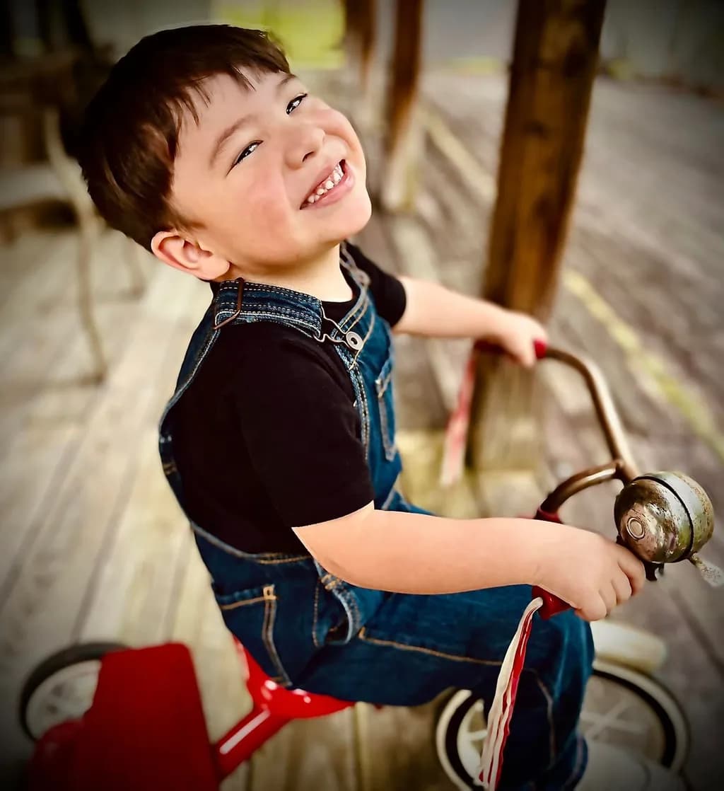 Child on Tricycle