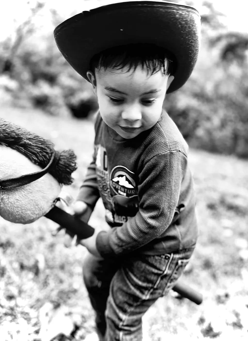 Child with Toy Horse