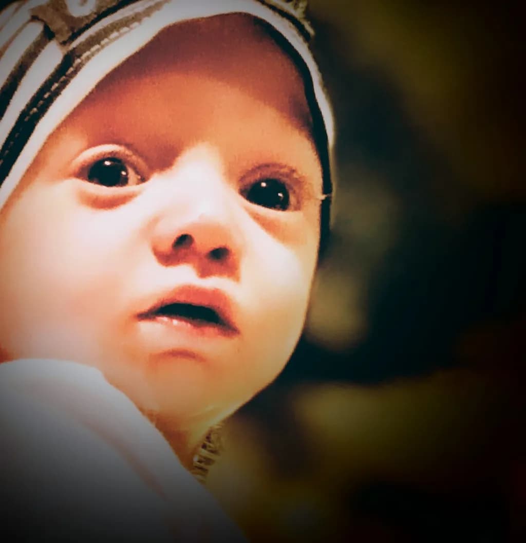 Baby Portrait Close-Up