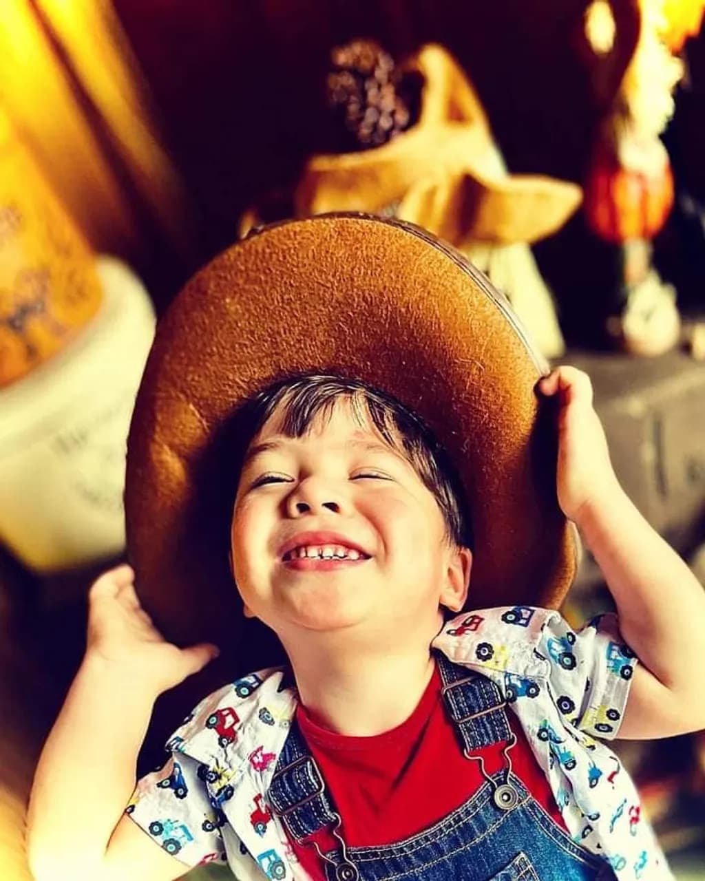 Child with Hat Joy