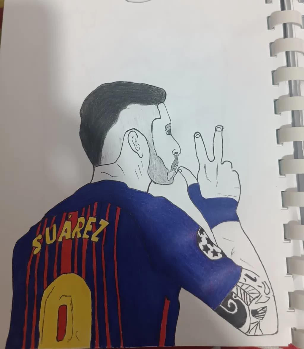 Suárez Celebration Portrait