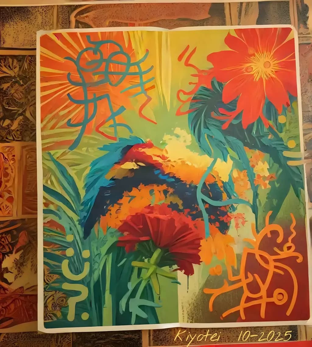 Abstract Floral Fusion