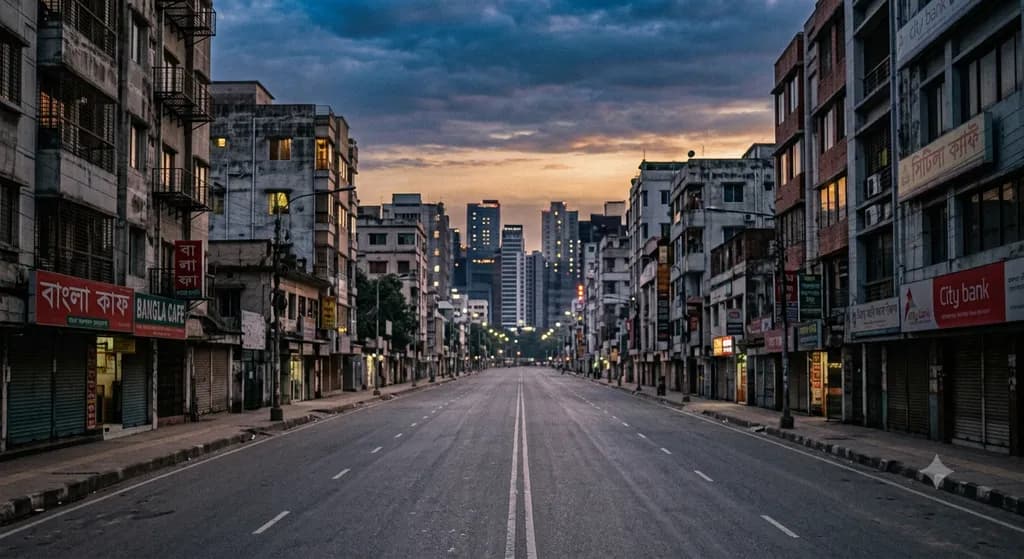 Empty City Street
