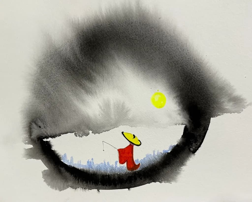 Fishing Under Sunlight