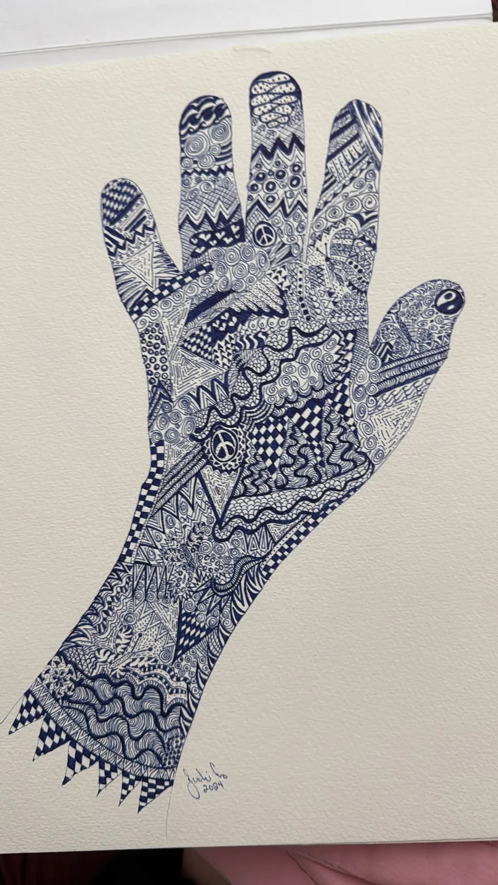 Intricate Hand Pattern