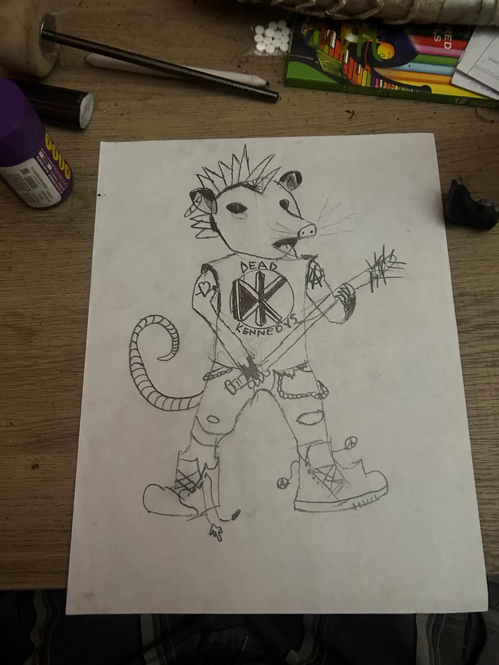 Punk Rat Musician