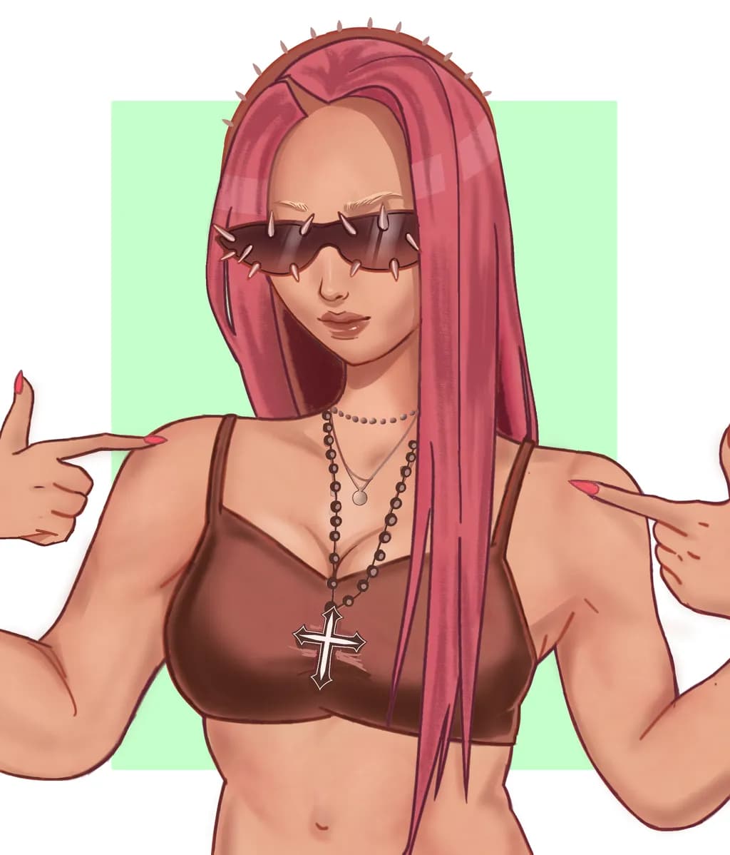 Spiked Sunglasses Confidence