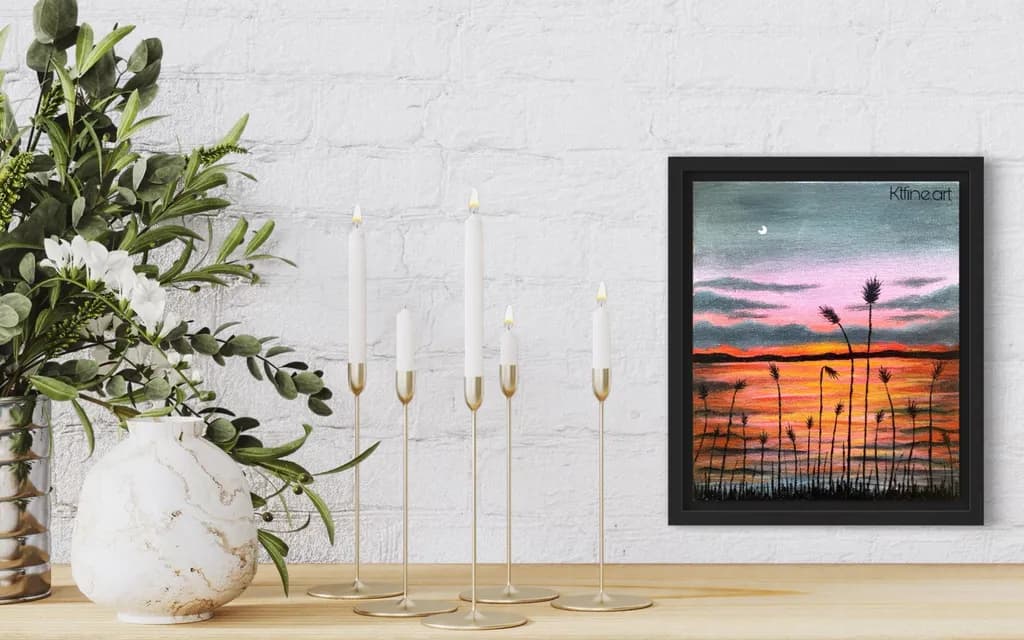Sunset Reeds