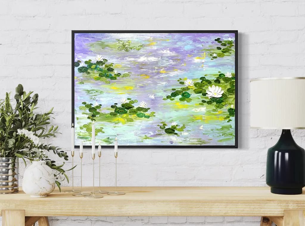 Water Lilies Reflection