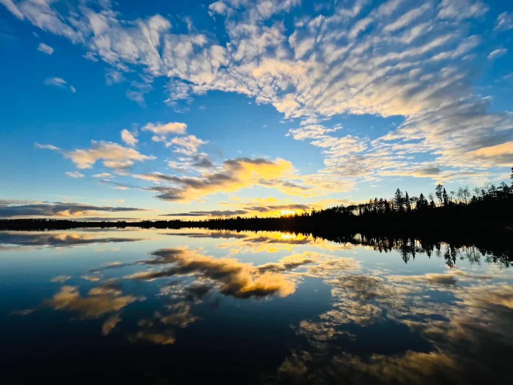 Lake Reflection Sunset