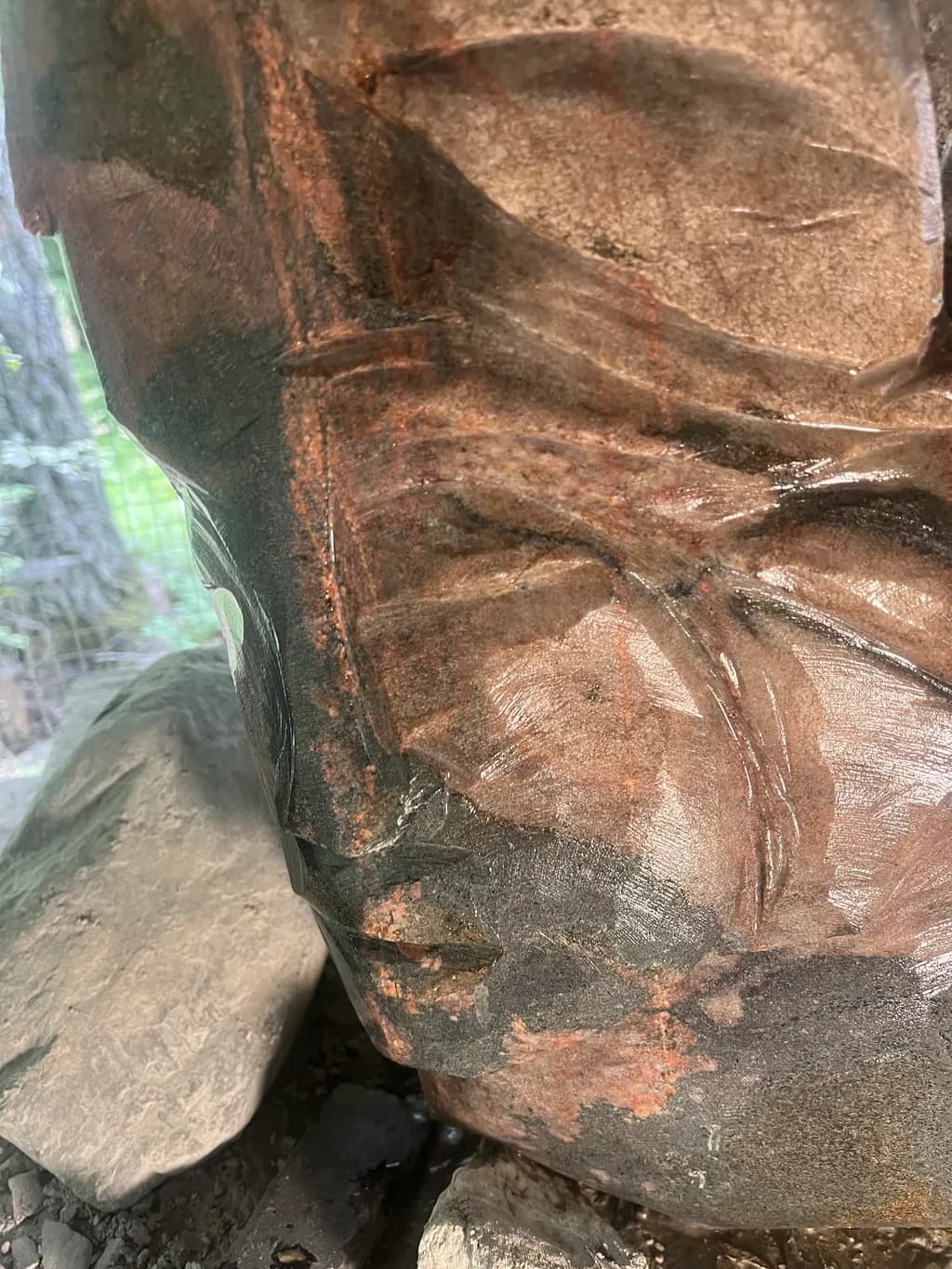 Stone Face Carving